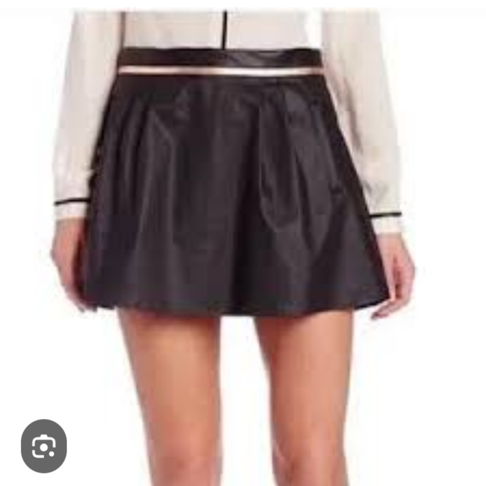 BCBGeneration Charcoal Skirt With touch Of Glitter